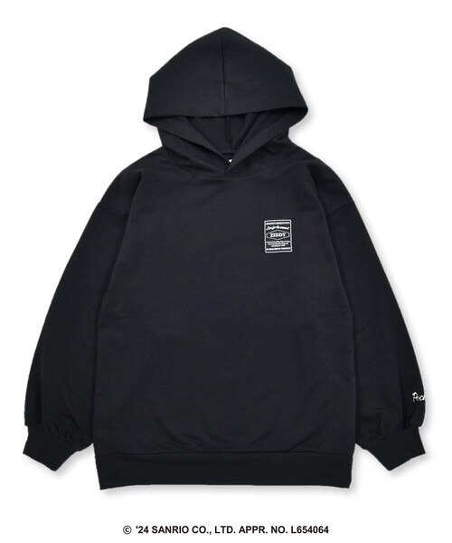 ZIDDY（ジディ）の「【ZIDDY×ポチャッコ】キラッとメタルジェットプリントフーディー(130~160cm)（スウェット・キッズ・ブラック/ホワイト・130cm/150cm/FREE/140cm）」の17枚目の写真