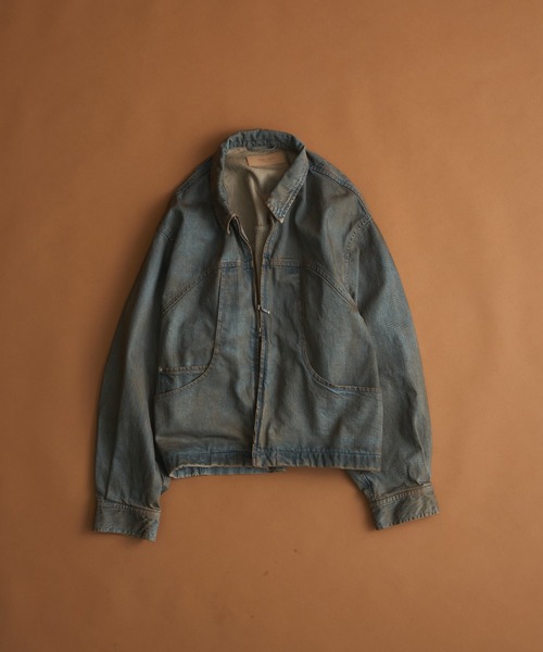 PUBLIC TOKYO(パブリックトウキョウ)の「<セットアップ対応>PUBLIC DENIM BLOUSON/デニムジップブルゾン /日本製/岡山デニム/ブリーチ/オーバーダイ/ジャケット/アウター(デニムジャケット・メンズ・その他1/その他2/その他3・2/1)」の19枚目の写真