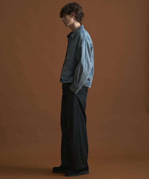 PUBLIC TOKYO(パブリックトウキョウ)の「<セットアップ対応>PUBLIC DENIM BLOUSON/デニムジップブルゾン /日本製/岡山デニム/ブリーチ/オーバーダイ/ジャケット/アウター(デニムジャケット・メンズ・その他1/その他2/その他3・2/1)」の12枚目の写真