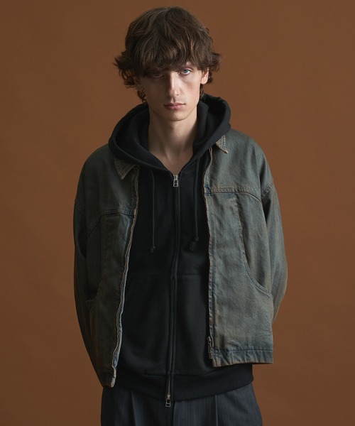 【PUBLIC TOKYO】PUBLIC DENIM BLOUSON セットアップ対応〉PUBLIC DENIM BLOUSON（デニムジャケット）｜PUBLIC