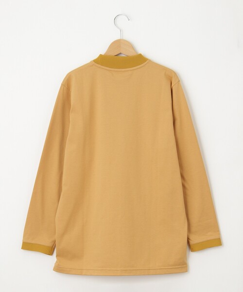 &Bridge(アンドブリッジ)の「charee braver(チャーリーブレイバー) 無地プルオーバー(Tシャツ/カットソー・メンズ・ブルー系その他/イエロー/ブラック・03/02/04)」の4枚目の写真