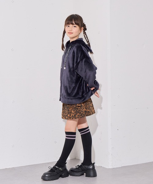 モコモコ もこもこボアカットソーパーカー | outer| yori