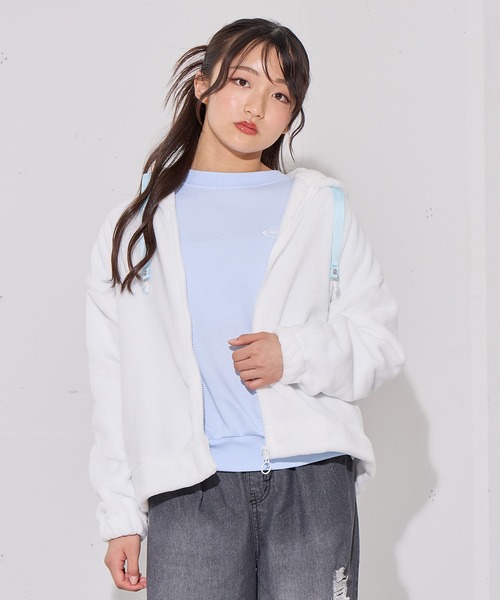 Bear ボアプルパーカー　ホワイト Bear ボアプルパーカー ホワイト