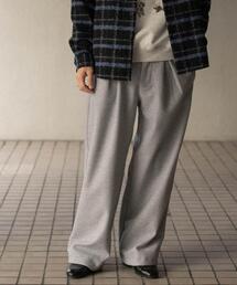 SENSE OF PLACE by URBAN RESEARCH | ジャージメルトンタックワイドパンツ(その他パンツ)
