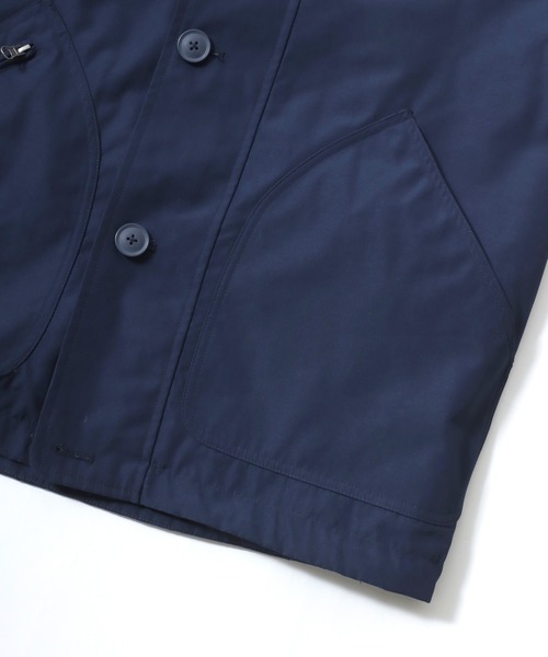 【セール】N-1 デッキジャケット/襟ボア 薄中綿キルティングジャケットアウター メンズ レディース ユニセックス（カバーオール）｜Salong hameu（サロン ハミュー）