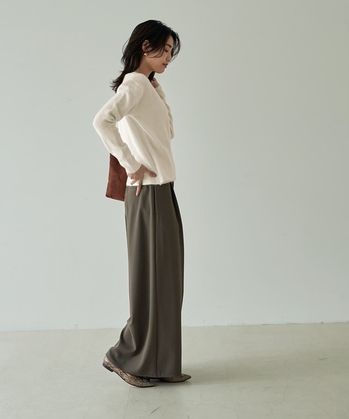 片側ホルターカシュクールニットトップス（ニット/セーター）｜STYLE DELI（スタイルデリ）