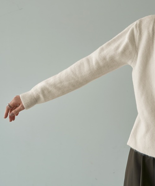 片側ホルターカシュクールニットトップス（ニット/セーター）｜STYLE DELI（スタイルデリ）