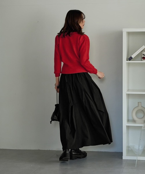 片側ホルターカシュクールニットトップス（ニット/セーター）｜STYLE DELI（スタイルデリ）