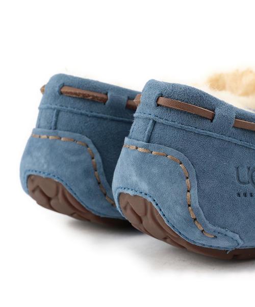 UGG Australia（アグオーストラリア）の「アグ/UGG Dakota SLP スリッポン（モカシン/デッキシューズ・レディース・ブラウン/ターコイズブルー・8/6/7）」の4枚目の写真