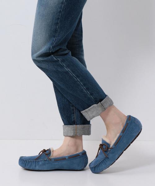 UGG Australia（アグオーストラリア）の「アグ/UGG Dakota SLP スリッポン（モカシン/デッキシューズ・レディース・ブラウン/ターコイズブルー・8/6/7）」の7枚目の写真