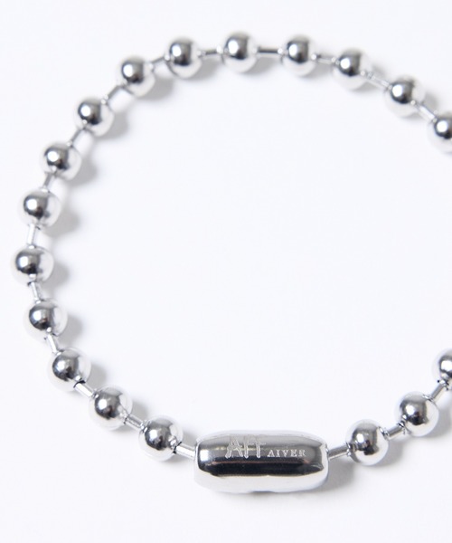 AFF AIVER（エイエフエフアイバー）の「AFF AIVER　サージカルボールチェーンブレスレット（ブレスレット・メンズ・シルバー/シルバー系・LARGE/MEDIUM）」の10枚目の写真
