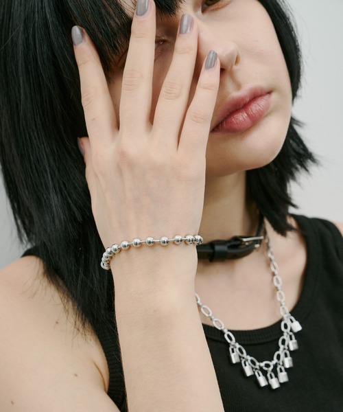 AFF AIVER（エイエフエフアイバー）の「AFF AIVER　サージカルボールチェーンブレスレット（ブレスレット・メンズ・シルバー/シルバー系・LARGE/MEDIUM）」の7枚目の写真