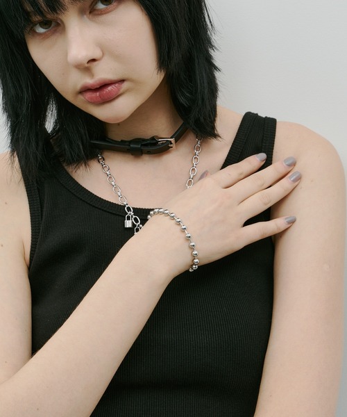 AFF AIVER（エイエフエフアイバー）の「AFF AIVER　サージカルボールチェーンブレスレット（ブレスレット・メンズ・シルバー/シルバー系・LARGE/MEDIUM）」の8枚目の写真