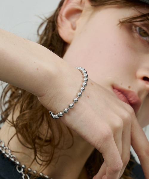 AFF AIVER（エイエフエフアイバー）の「AFF AIVER　サージカルボールチェーンブレスレット（ブレスレット・メンズ・シルバー/シルバー系・LARGE/MEDIUM）」の17枚目の写真