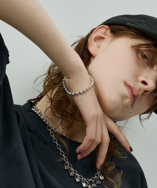 AFF AIVER（エイエフエフアイバー）の「AFF AIVER　サージカルボールチェーンブレスレット（ブレスレット・メンズ・シルバー/シルバー系・LARGE/MEDIUM）」の19枚目の写真