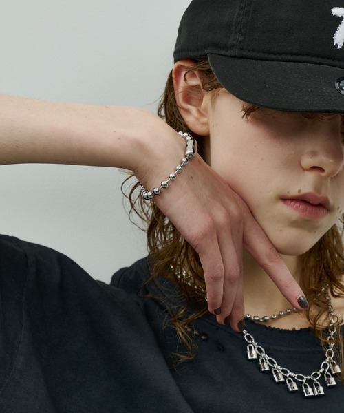 AFF AIVER（エイエフエフアイバー）の「AFF AIVER　サージカルボールチェーンブレスレット（ブレスレット・メンズ・シルバー/シルバー系・LARGE/MEDIUM）」の14枚目の写真