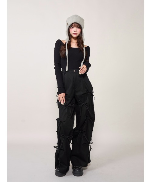 Darich（ダーリッチ）の「レザータグパッチフライトキャップ（ニット