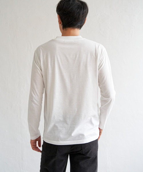 ikka(イッカ)の「【2点セット】メランジ畦プルオーバーインナーセット(スウェット・メンズ・ピンク/グリーン/ブラック/ベージュ/ネイビー・L/M/XL/S)」の19枚目の写真