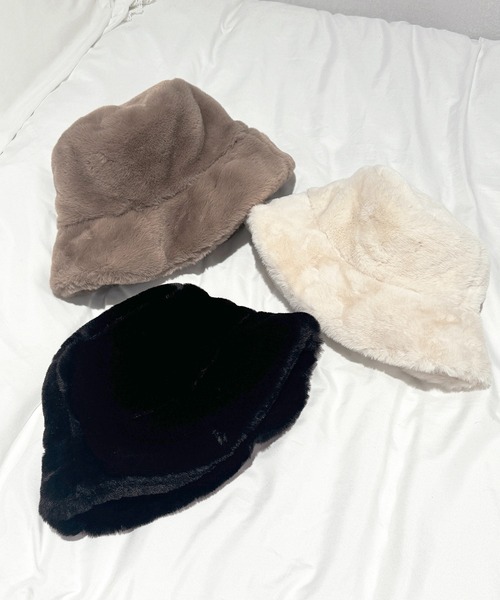 apres jour（アプレジュール）の「【apres jour×ARIAZ】ファーバケットハット（ハット・レディース・モカ/ブラック/アイボリー・FREE）」の8枚目の写真