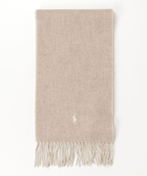 POLO RALPH LAUREN（ポロ ラルフ ローレン）の「リバーシブル ウールブレンド マフラー（マフラー・メンズ・マルチ・ONE）」の3枚目の写真