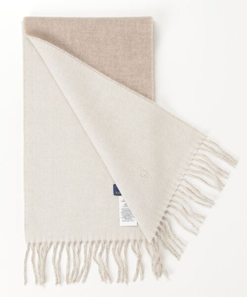 POLO RALPH LAUREN（ポロ ラルフ ローレン）の「リバーシブル ウールブレンド マフラー（マフラー・メンズ・マルチ・ONE）」の4枚目の写真