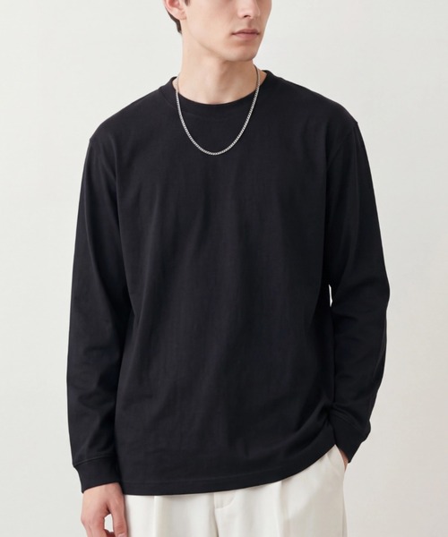 United Athle(ユナイテッドアスレ)の「【CBT1】【United Athle】5.6オンス 袖リブあり ロングスリーブ Tシャツ 5011(Tシャツ/カットソー・メンズ・ホワイト/ブラック・MEDIUM/X-LARGE/LARGE)」の2枚目の写真