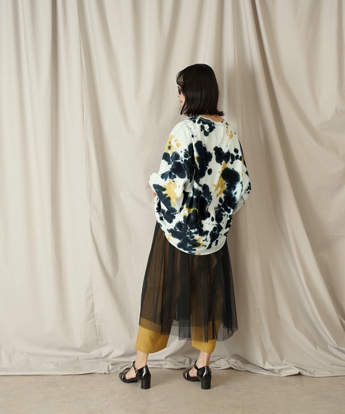 Aphlotus（アプロタス）の「タイダイ染 クルーネック H/S カットソー（Tシャツ/カットソー・メンズ・ネイビー/ブラック・SMALL/MEDIUM/LARGE）」の16枚目の写真