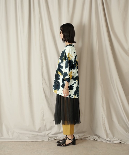 Aphlotus（アプロタス）の「タイダイ染 クルーネック H/S カットソー（Tシャツ/カットソー・メンズ・ネイビー/ブラック・SMALL/MEDIUM/LARGE）」の18枚目の写真