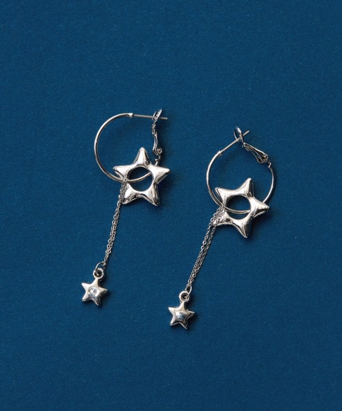 ANU(アヌ)の「star pierce - スターピアス(ピアス(両耳用)・レディース・ゴールド/シルバー・FREE)」の11枚目の写真