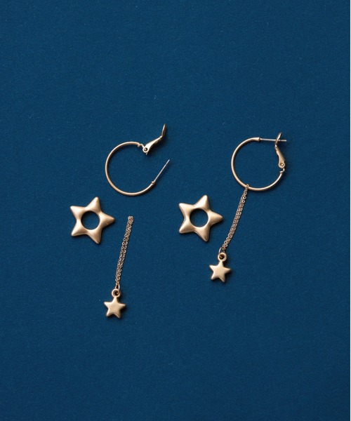 ANU(アヌ)の「star pierce - スターピアス(ピアス(両耳用)・レディース・ゴールド/シルバー・FREE)」の12枚目の写真