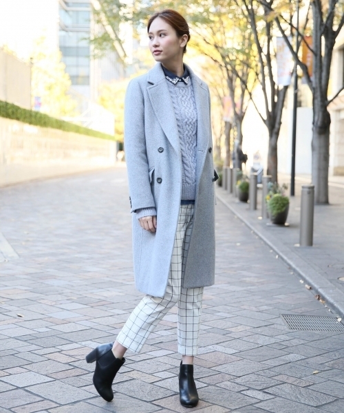 GLOBAL WORK（グローバルワーク）の「5ゲージアルパカコンケーブルプルオーバー/567407（ニット/セーター・レディース・カーキ/ネイビー/ライトグレー/レッド/ホワイト/ライトブルー/ダークブラウン・LARGE/MEDIUM/SMALL）」の20枚目の写真