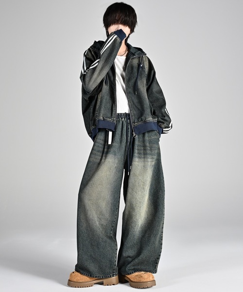ADRER トラックジャケット　トラックパンツ ADRER】LINE TRACK PANTS / ライントラックパンツ（スウェット