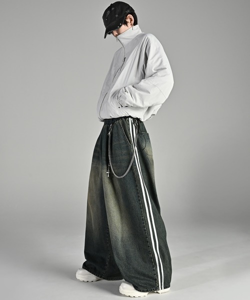 line track wide slacks / ライントラックワイドスラックス（その他