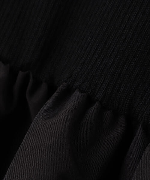 FREE'S MART(フリーズマート)の「布帛ドッキングクルーネックワンピース(Tシャツ/カットソー・レディース・ブラック/グレー/ブラック系その他・MEDIUM/SMALL)」の21枚目の写真