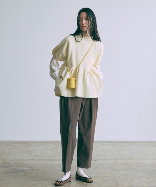 ENNEUME Balloon Form Knit 半袖ニット　エンノイム ENNEUME Balloon Form Knit 半袖ニット エンノイム EN NEUME