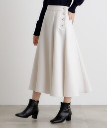 grove | サイド釦フレアスカート(スカート)
