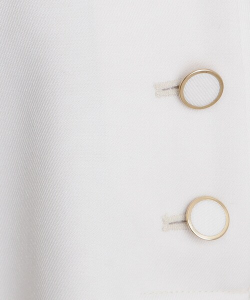 grove（グローブ）の「サイド釦フレアスカート（スカート・レディース・ナチュラル/グレー/ネイビー・02/03/01/04/05）」の7枚目の写真