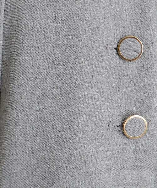 grove（グローブ）の「サイド釦フレアスカート（スカート・レディース・ナチュラル/グレー/ネイビー・02/03/01/04/05）」の16枚目の写真