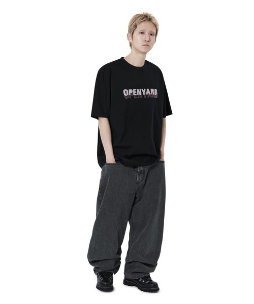 tシャツ 「OY/オーワイ」 LOGO OVERLAY TEE/ロゴオーバーレイ半袖Tシャツ レディース メンズ OY/オーワイ』 LOGO OVERLAY TEE/ロゴオーバーレイ半袖Tシャツ
