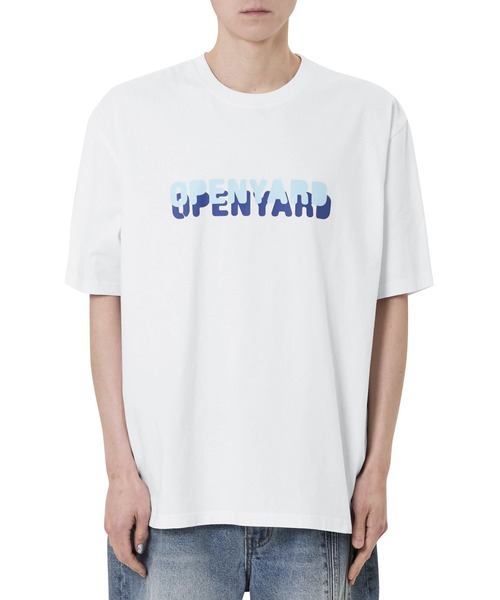 OY(オーワイ)の「『OY/オーワイ』 LOGO OVERLAY TEE/ロゴオーバーレイ半袖Tシャツ(Tシャツ/カットソー・レディース・ホワイト/ブラック・XL/M)」の8枚目の写真