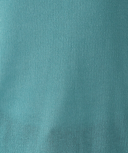 COMME CA ISM(コムサイズム)の「【洗濯機で洗える】ニットTシャツ(ニット/セーター・レディース・グリーン/ネイビー/サックスブルー/グレイッシュベージュ・FREE)」の22枚目の写真