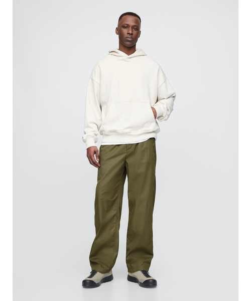 00s OLD GAP リネン パラシュート カーゴパンツ バギー 裾絞り セール】ツイル パラシュート バギーパンツ(ユニセックス
