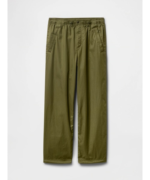 ギャップ　GAPバレルパラシュートパンツ カーキ セール】ミッドライズ バレル パラシュートパンツ（その他パンツ