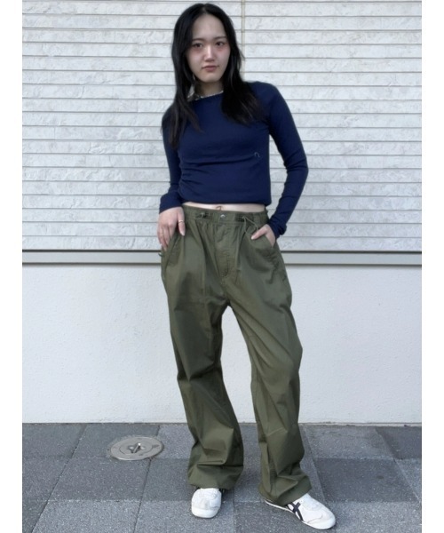 セール】ツイル パラシュート バギーパンツ(ユニセックス)（その他