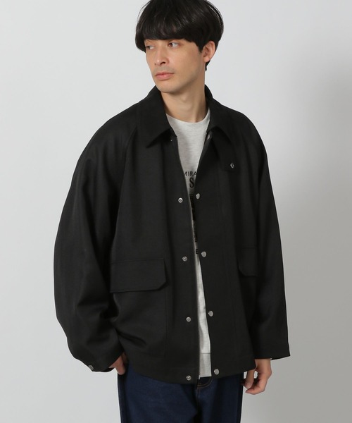 LAKOLE（ラコレ）の「ツイルハンティングブルゾン/286255（ブルゾン・メンズ・アイボリー/カーキ/ブラック・MEDIUM/LARGE）」の8枚目の写真