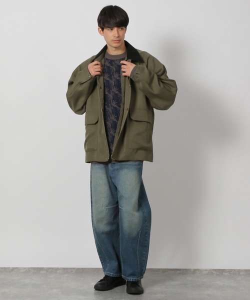 LAKOLE（ラコレ）の「ツイルハンティングブルゾン/286255（ブルゾン・メンズ・アイボリー/カーキ/ブラック・MEDIUM/LARGE）」の14枚目の写真