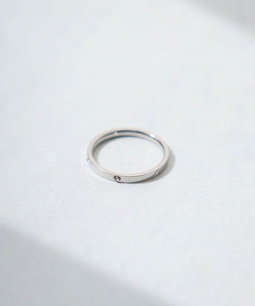 Diliraba(ディリラバ)の「Diliraba アレルギー対応 ステンレス シンプル リング 指輪 ユニセックス DEUR05A(リング・メンズ・シルバー系2/ゴールド系1/シルバー系1/ゴールド系2・#14/#11)」の1枚目の写真