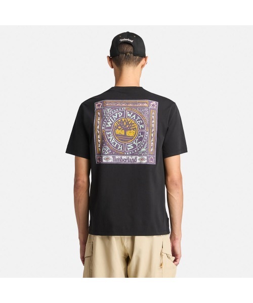 【Timberland】バックグラフィック 半袖 Tシャツ / 送料無料 Timberland tシャツ メンズ 半袖 バックグラフィック Tシャツ