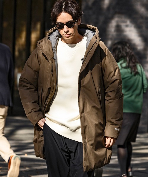 【関税込み】A-COLD-WALL* ブラウン Verge フーディ セール】+phenix(プラスフェニックス)フーディダウンコートGTX