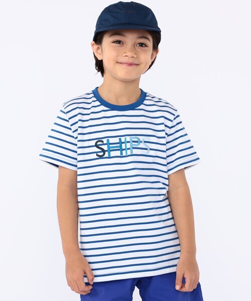 SHIPS(シップス)の「SHIPS KIDS:100~130cm / SHIPS ロゴ TEE(Tシャツ/カットソー・キッズ・ホワイト/ライトホワイト/ホワイト系/ライトグレー/ライトブルー/ネイビー・100/110/120/130)」の3枚目の写真